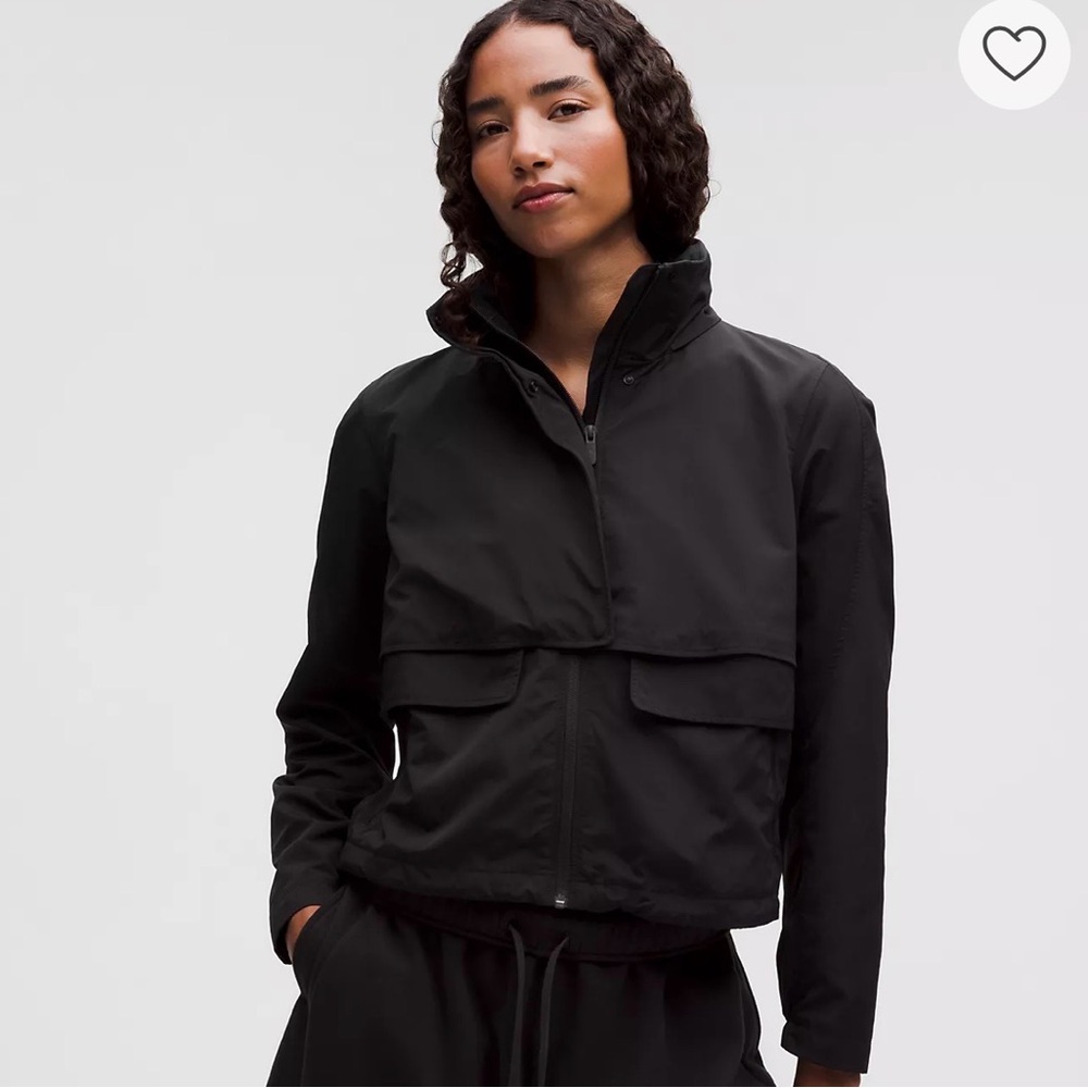 Lululemon Athletica Always Effortless Black Utility Classic-Fit Jacket